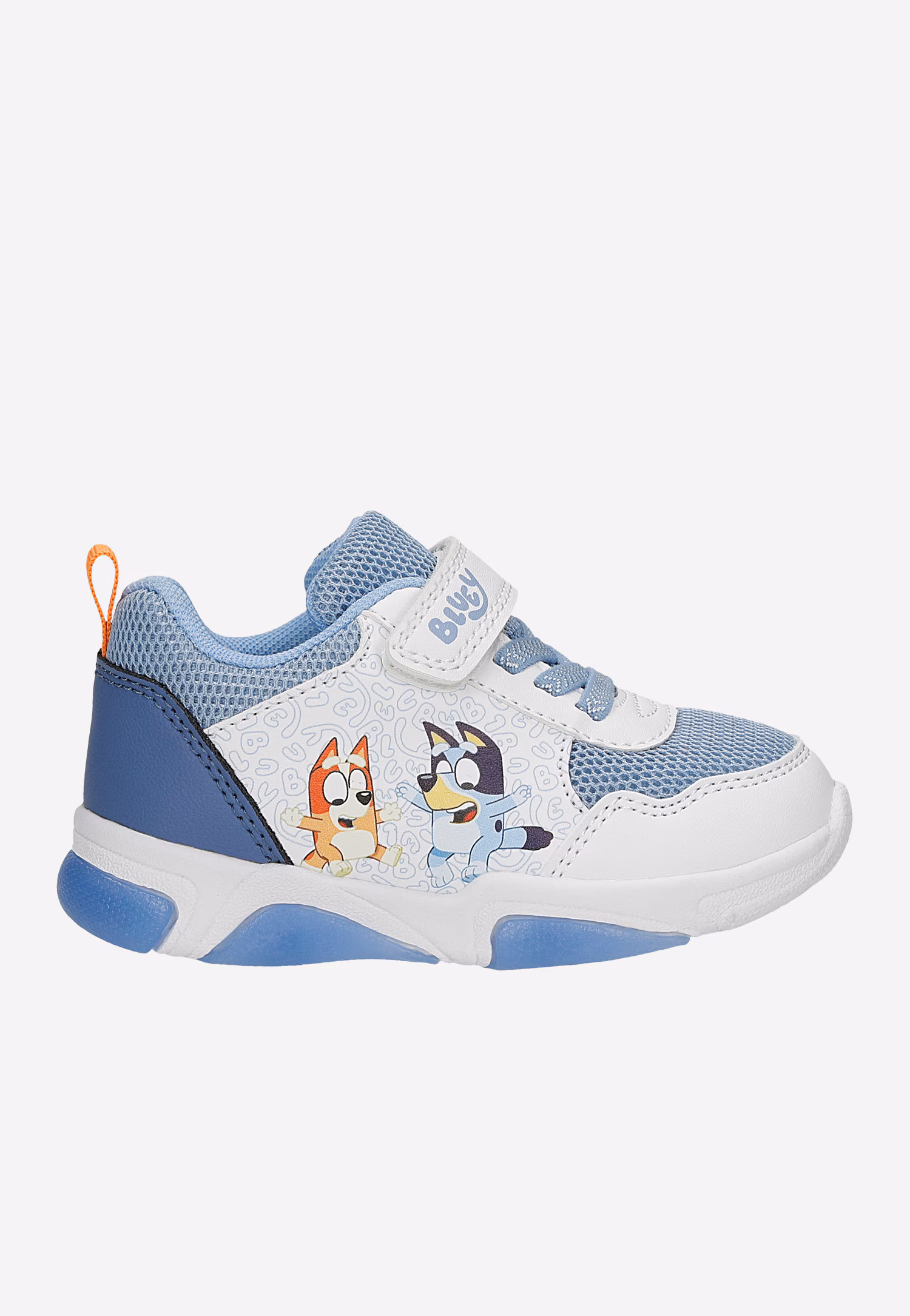 Biało-niebieskie sneakersy dziecięce Bluey ze świecącą podeszwą BARTEK 87041-46