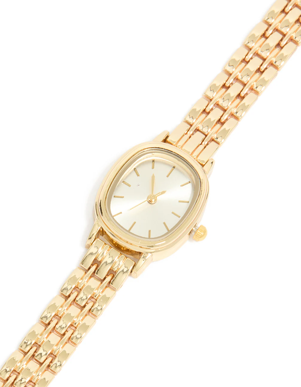 Small Gold Oval Watch