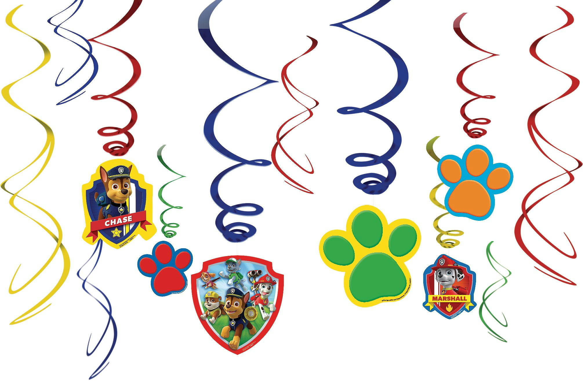 PAW Patrol Chandelier Decoration for Birthday Party/Room, 6-pc