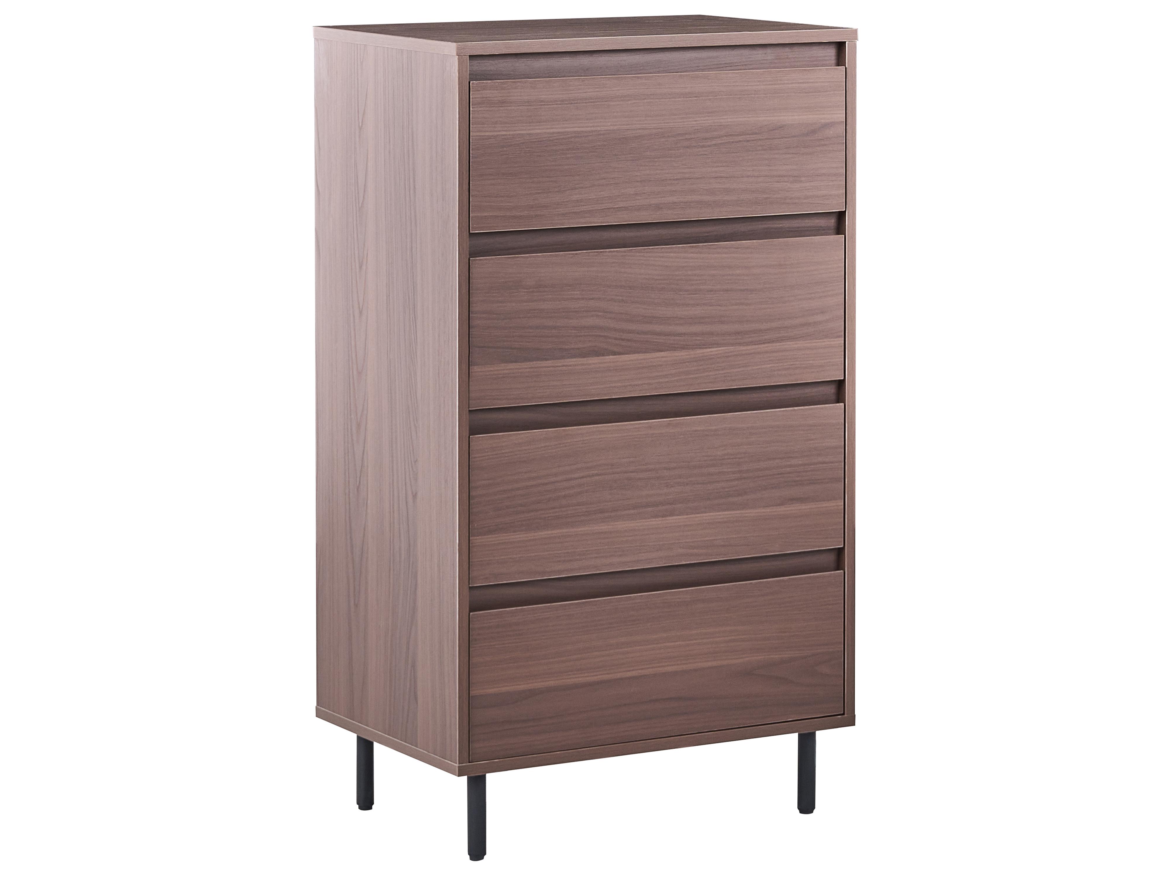 1 Drawer Bedside Table NIKEA Dark Brown
