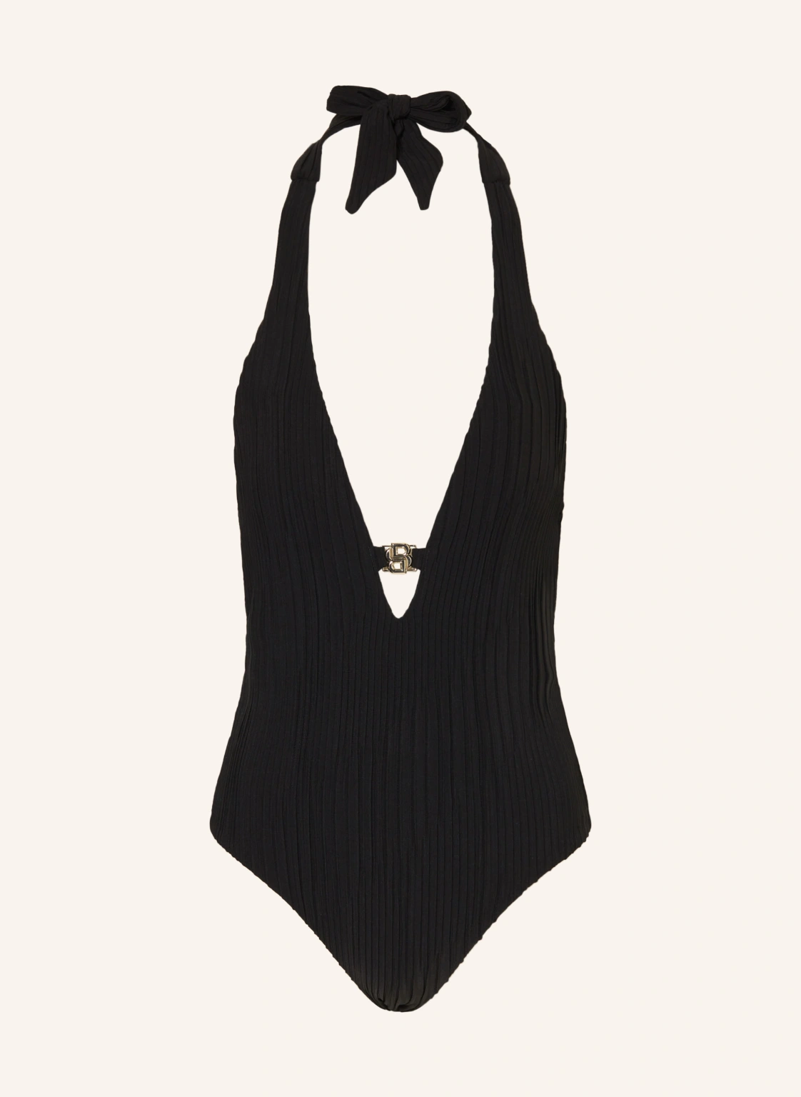 BOSS Neckholder-Badeanzug DOUBLE B mit Cut-out