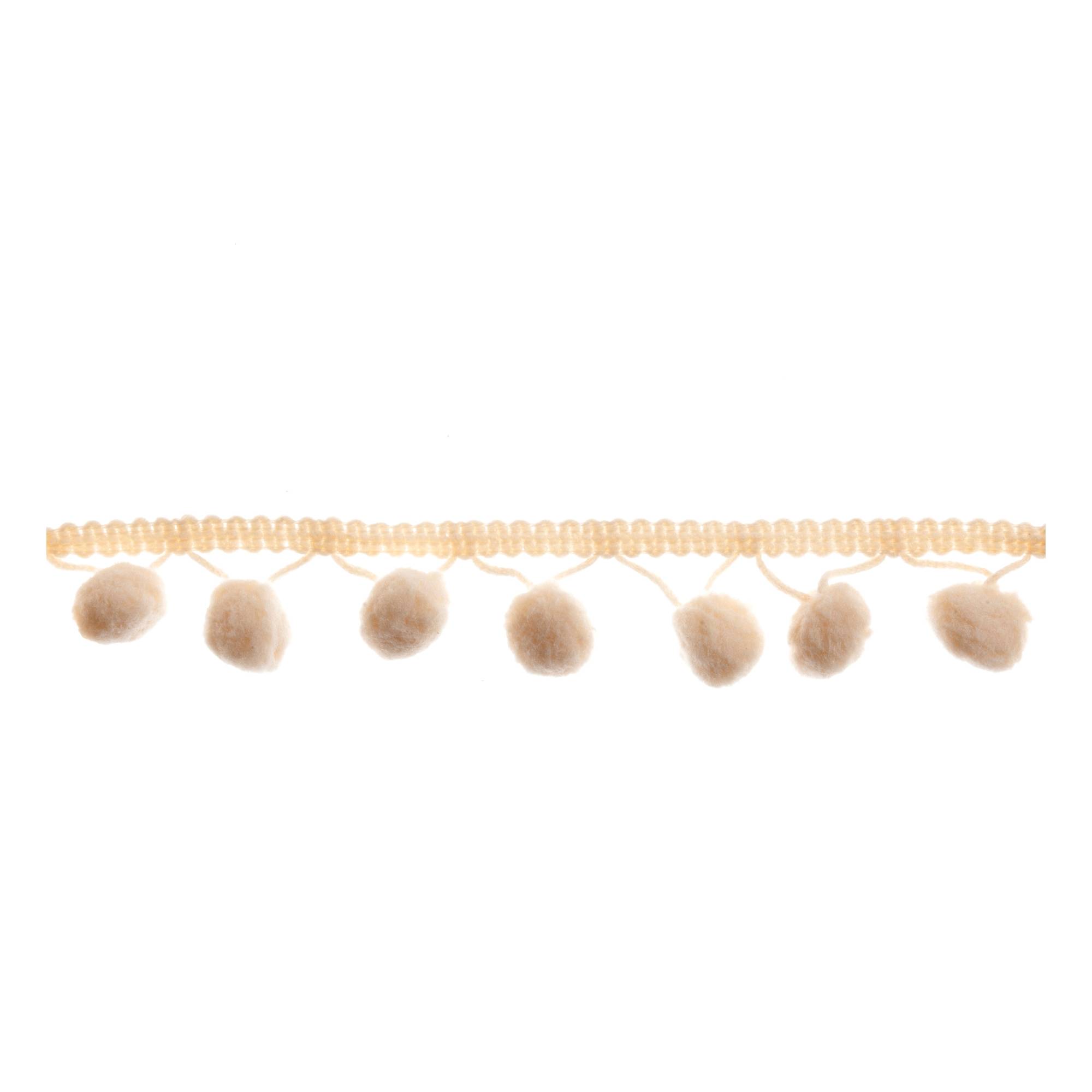 Cream 20mm Pom Pom Trim by the Metre