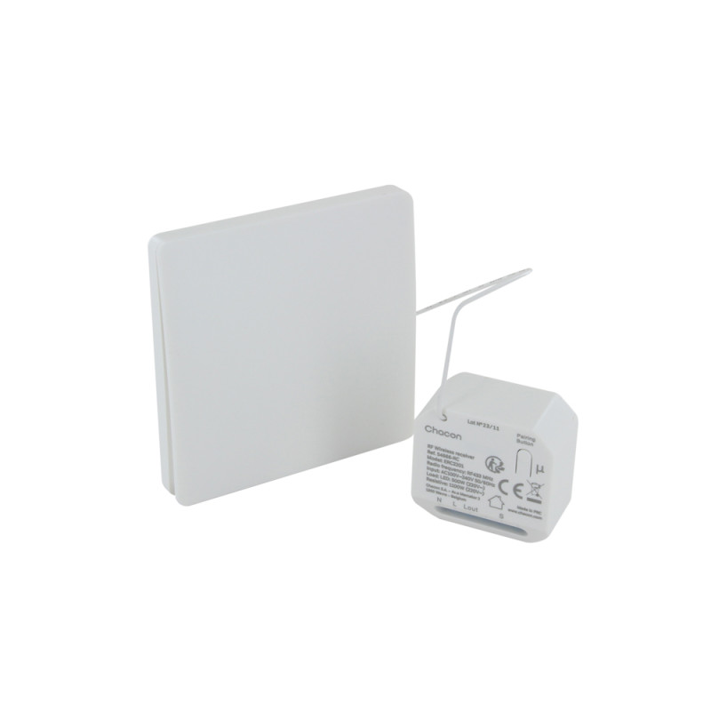 Interrupteur sans fil avec module d'éclairage 500 W CHACON
