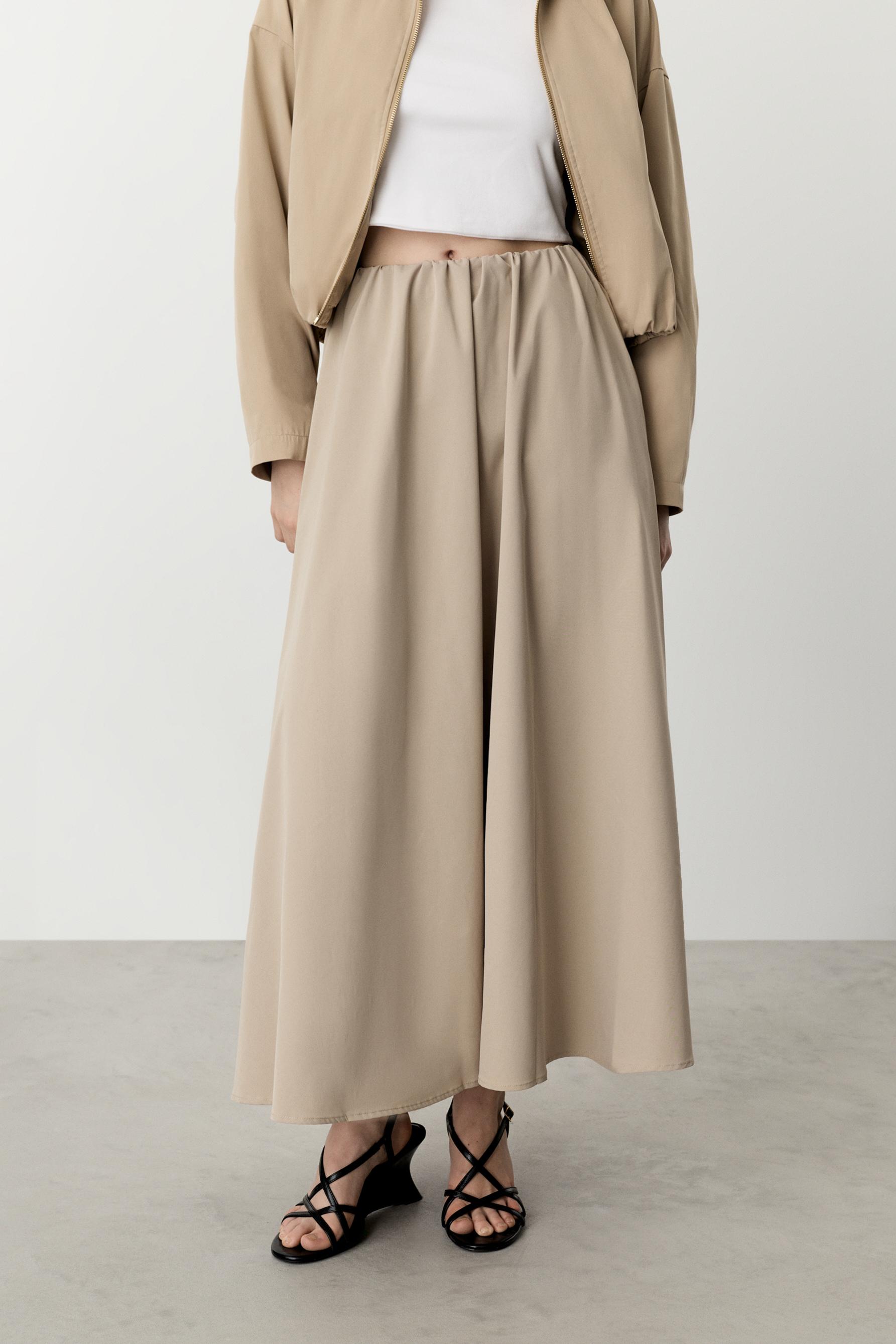 Falda midi