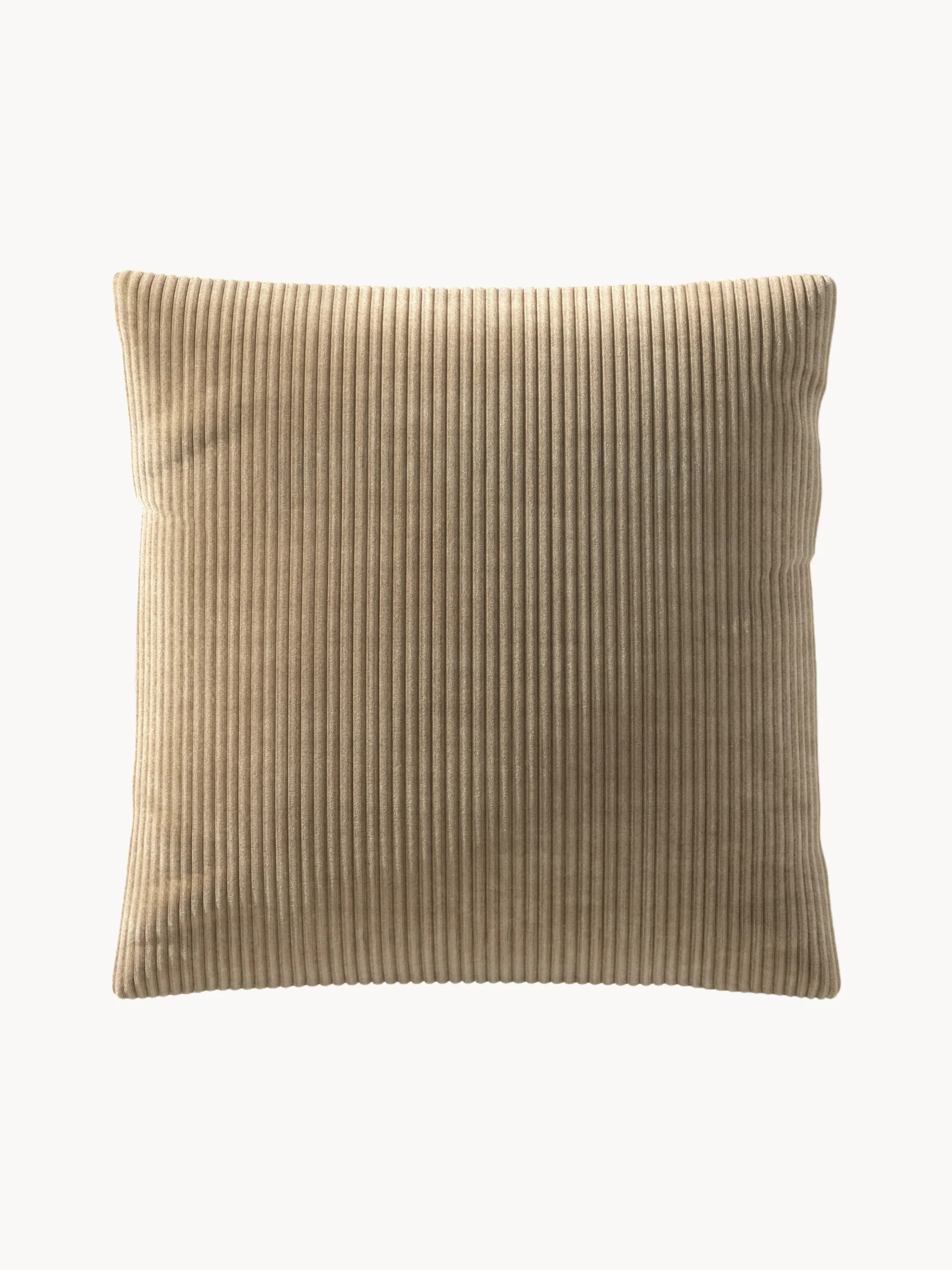 Großes Cord-Sofa-Kissen Vetsak, 60 x 60 cm
