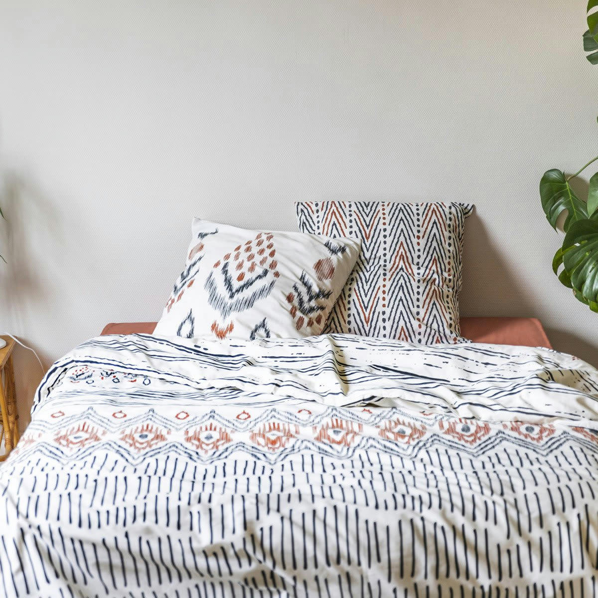 ETHNIC - Housse de couette coton 240x220 + 2 taies
