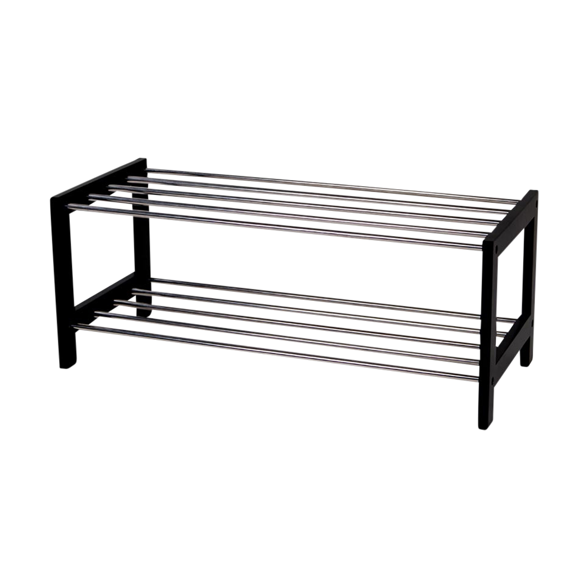 Artichok Norah Schoenenrek Hout en Metaal - Zwart   Grijs