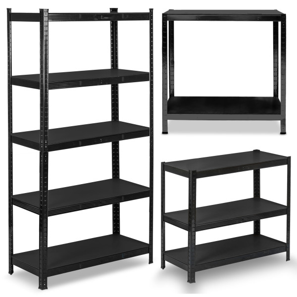 Regał metalowy magazynowy Humberg HR-851 5 półek 180x90x40cm 875kg 2w1 4851