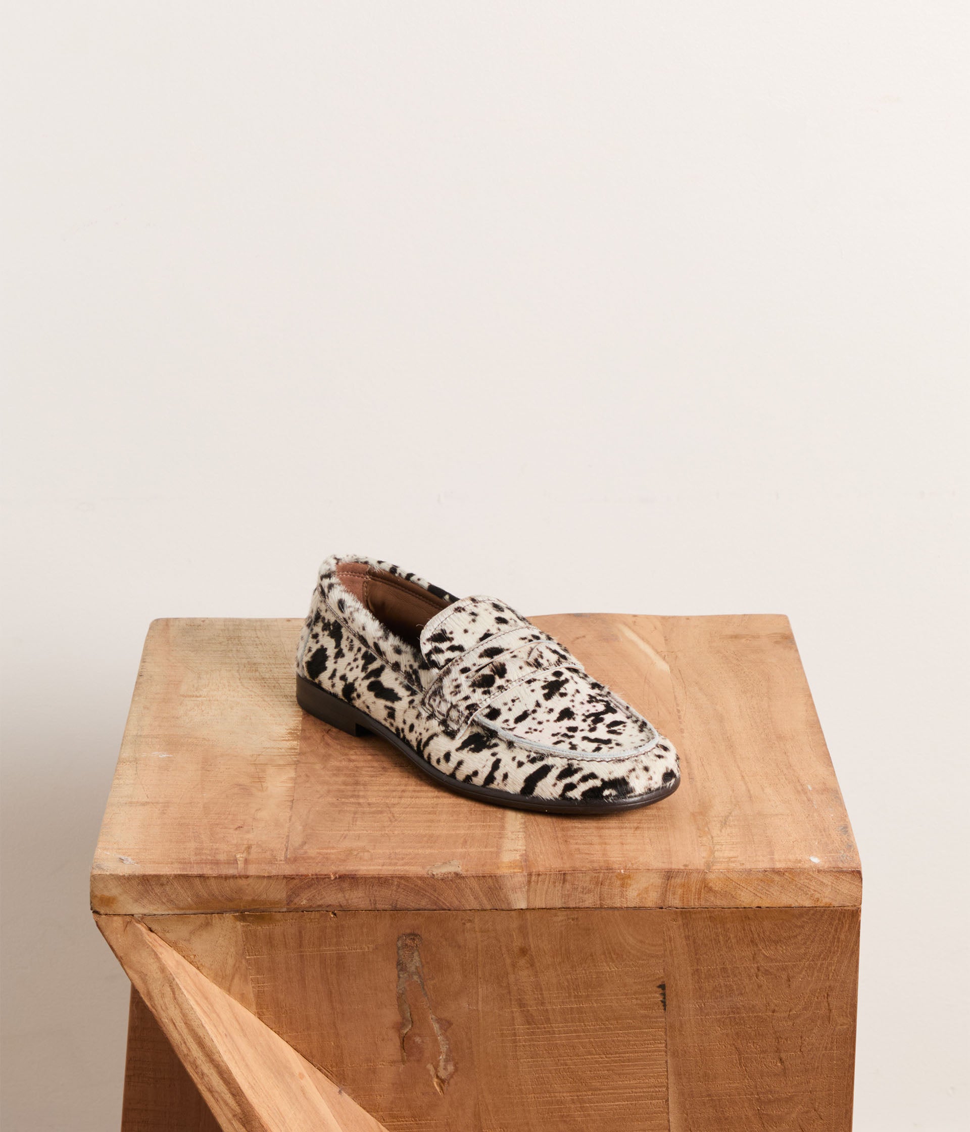 Mocassins motif vache Oreo