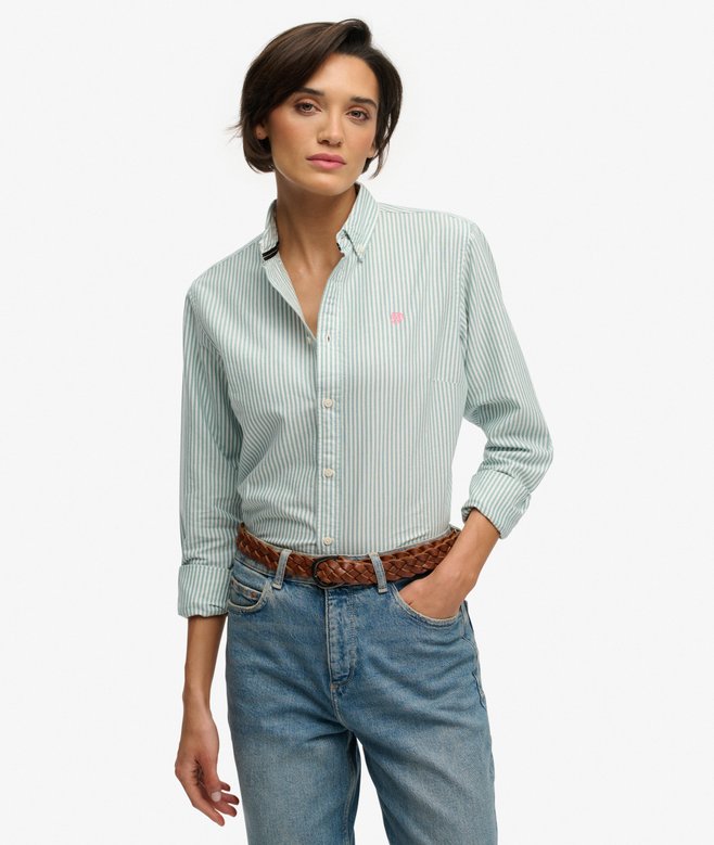 Slim Oxford Button Down Long Sleeve Shirt