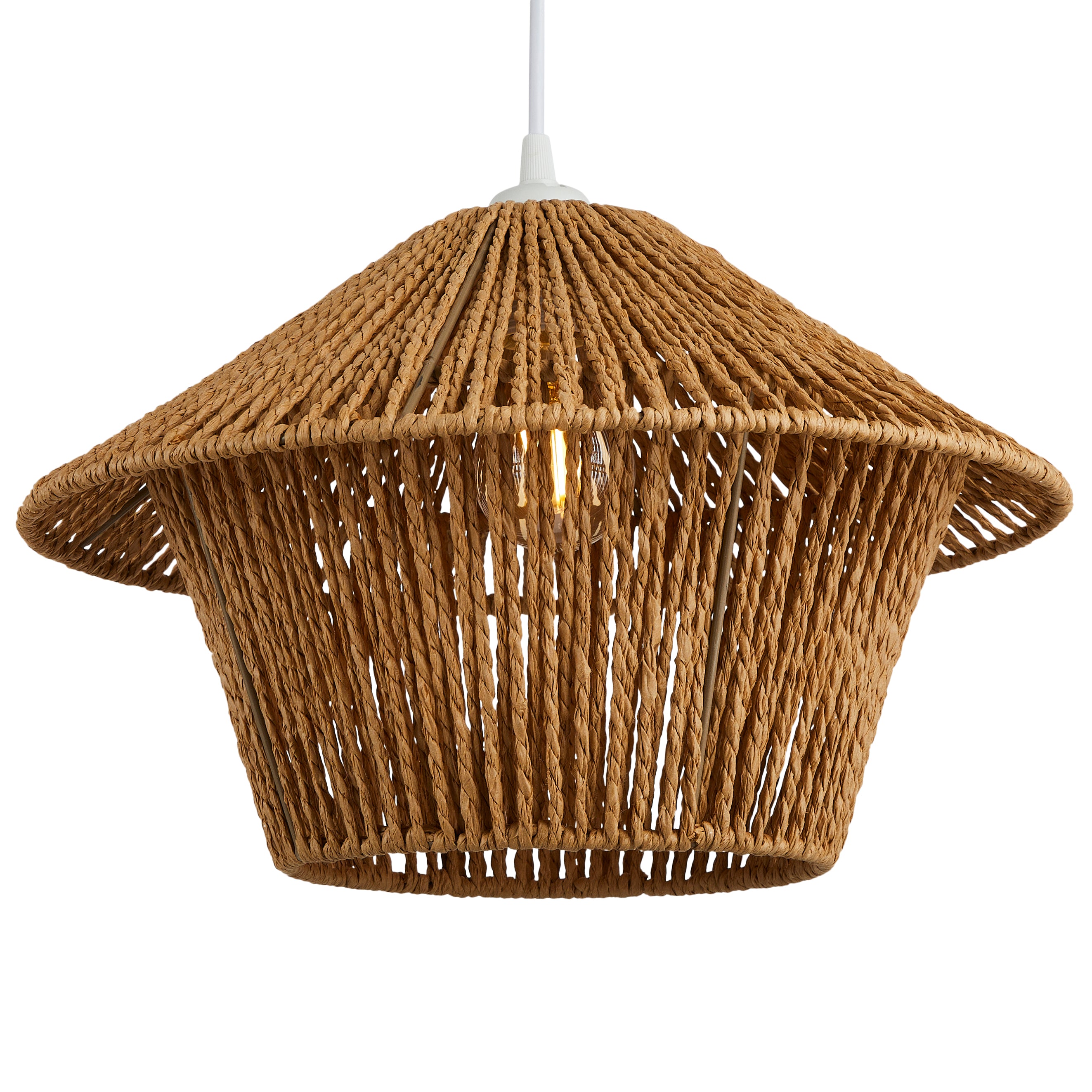 Lighto | Hanglamp Rotan Naturel Ø38 cm | Solis