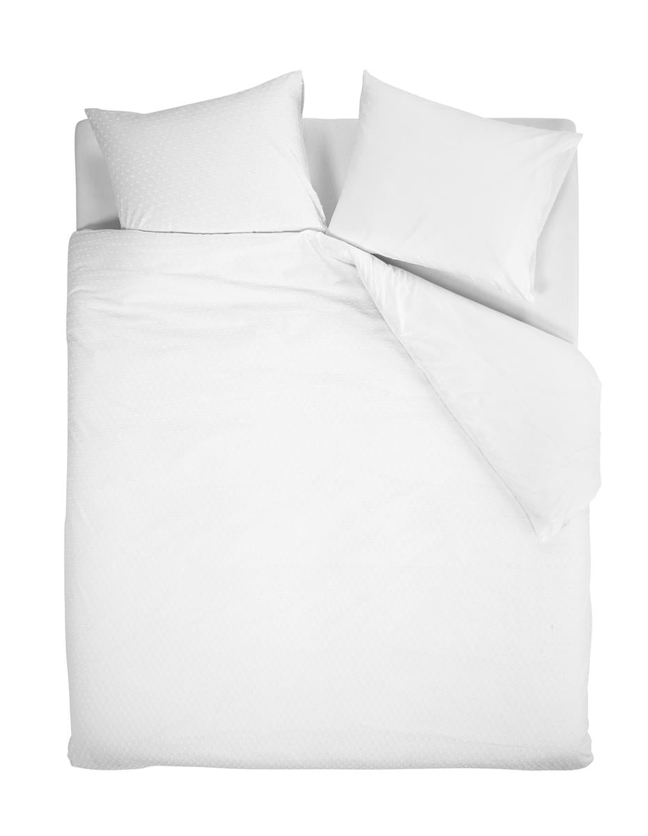 Beddinghouse Snow dekbedovertrek - Effen - Lits-Jumeaux - 240x200/220 cm - Wit