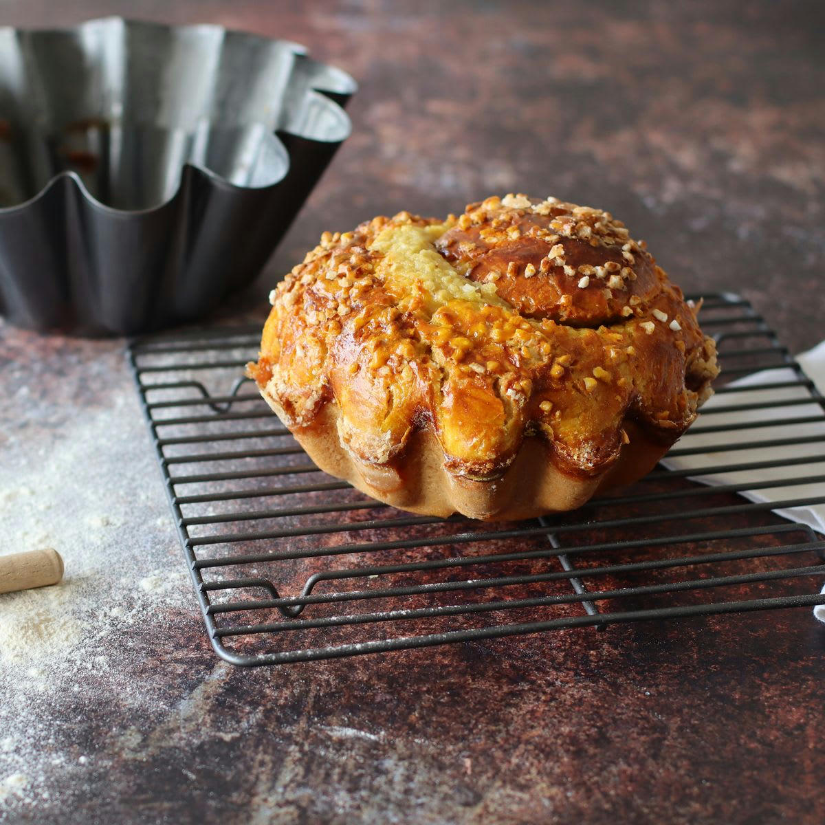 AMANDINE - Grille à patisser en acier carbone 27,5cm