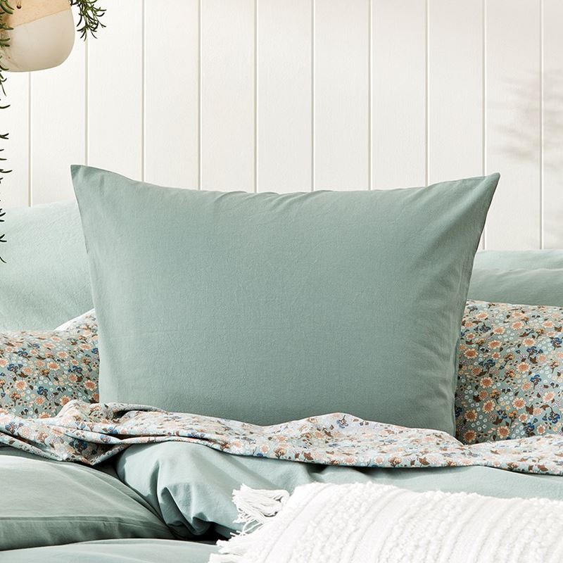 Stonewashed Cotton Gumleaf Quilt Cover Separates