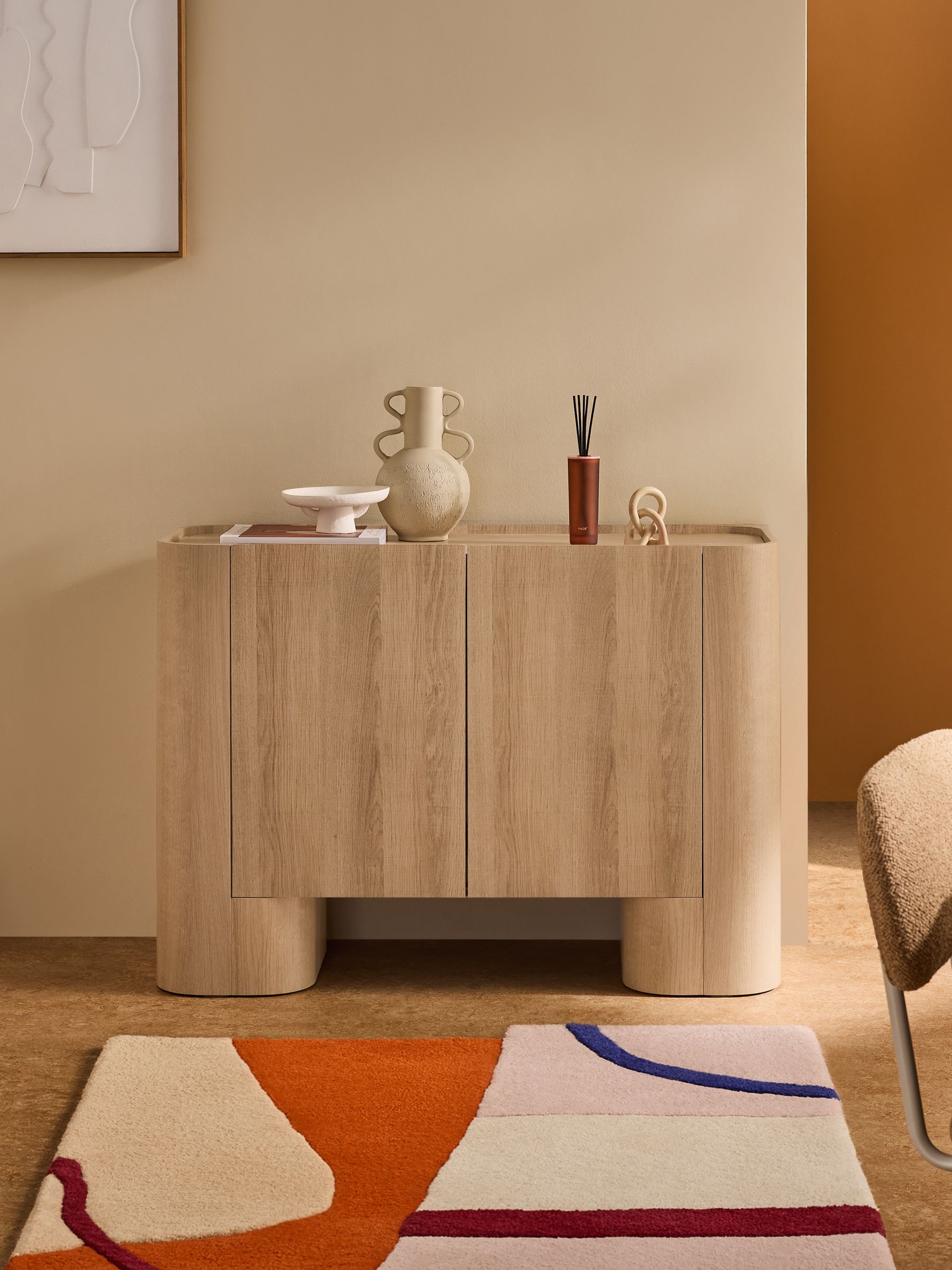 Kain Small Sideboard in Light Oak Effect