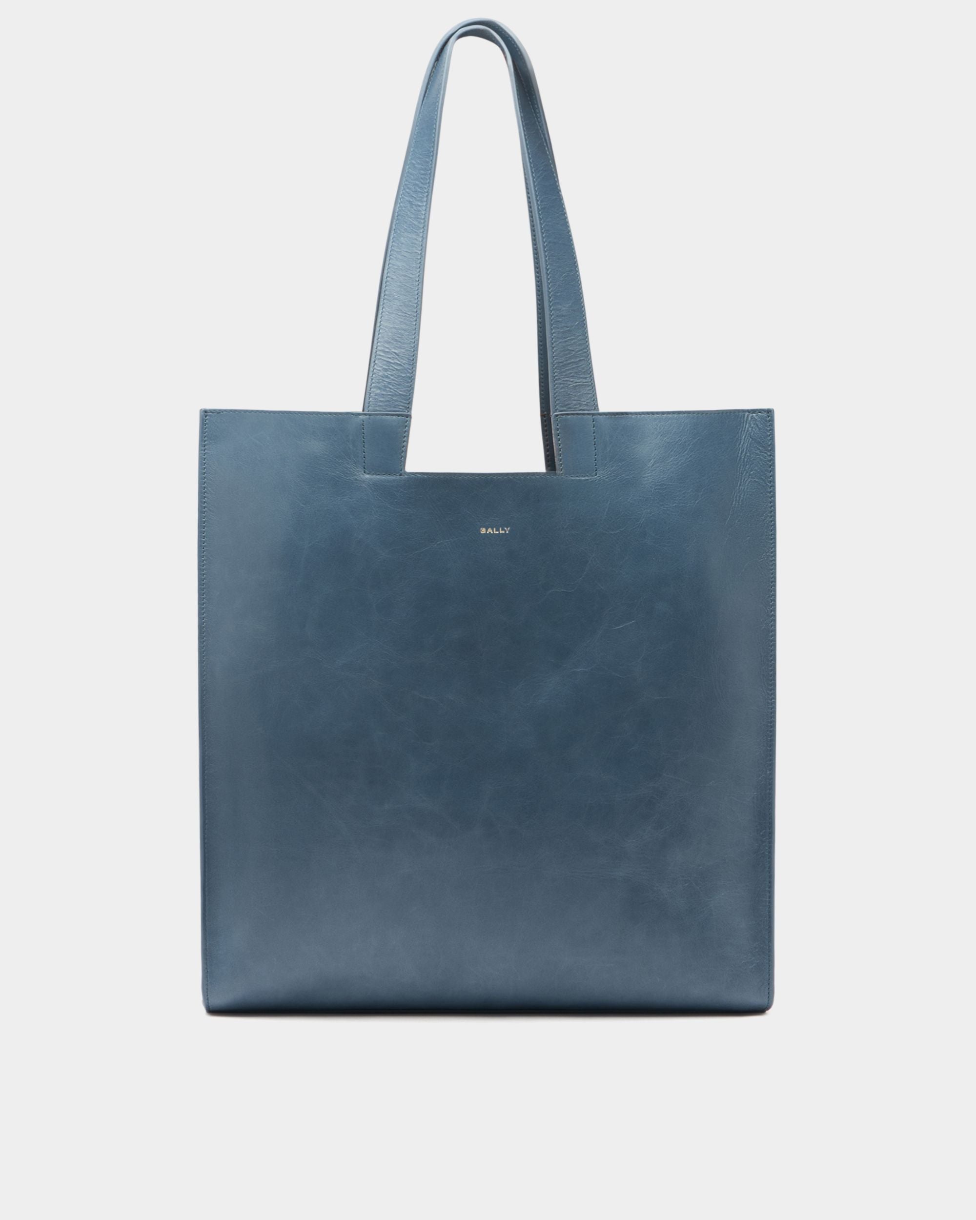 Tote Bag Easy Bally aus Leder in Light Blue