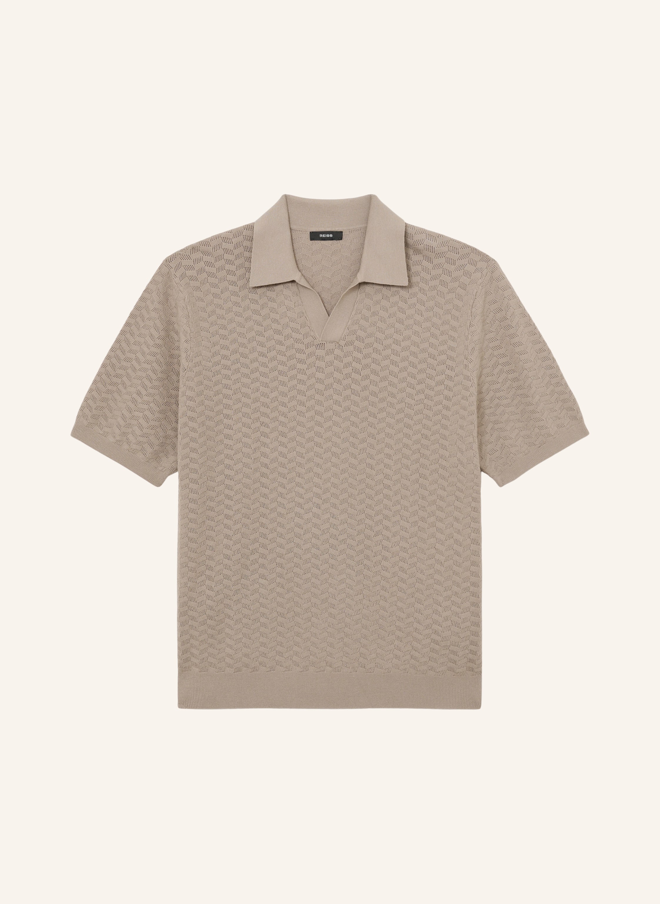 REISS Strick-Poloshirt SOL