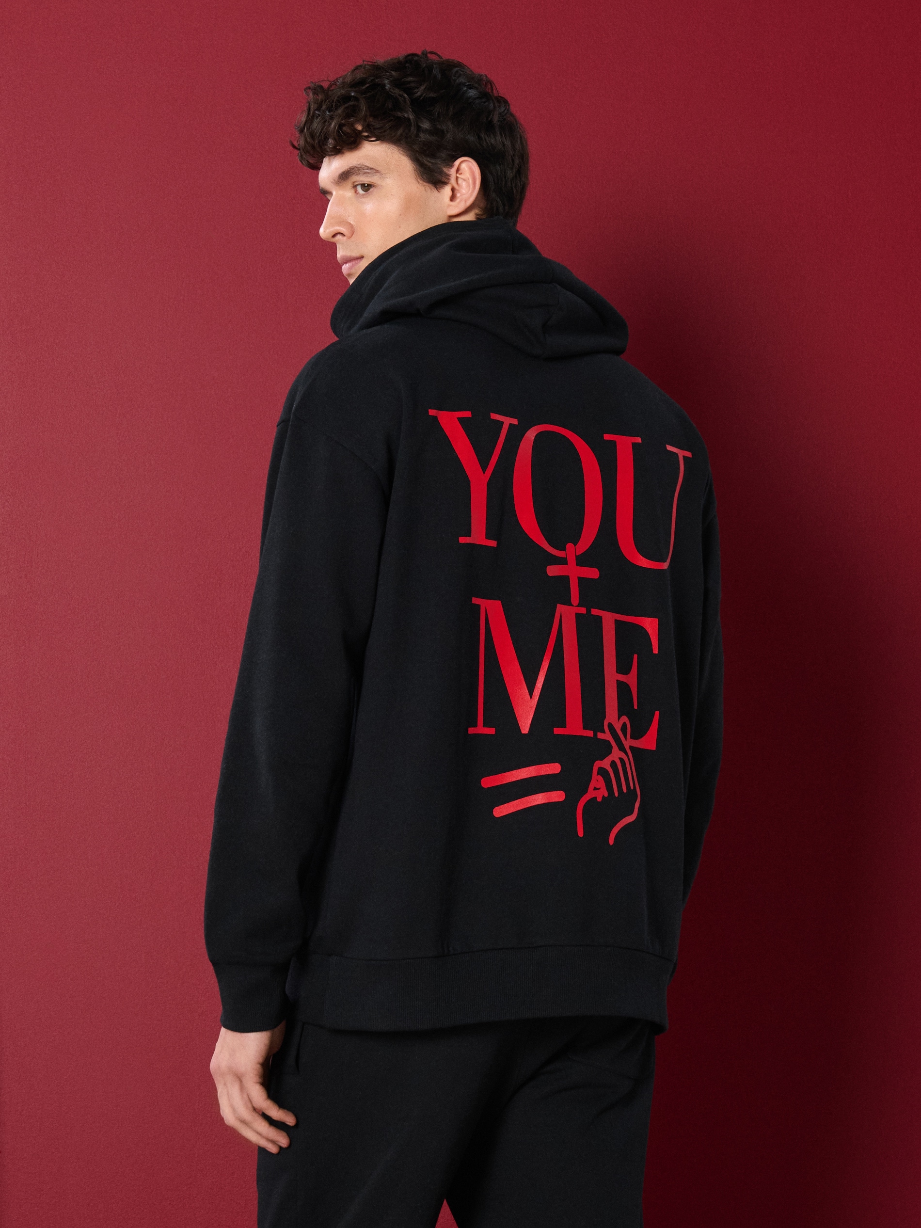 Bluza hoodie z nadrukiem
