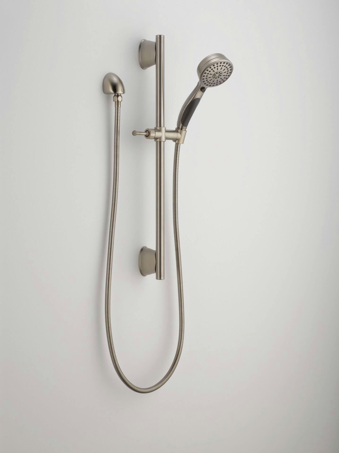 Delta ActivTouch 9S Slide Bar Hand Shower, Stainless Steel