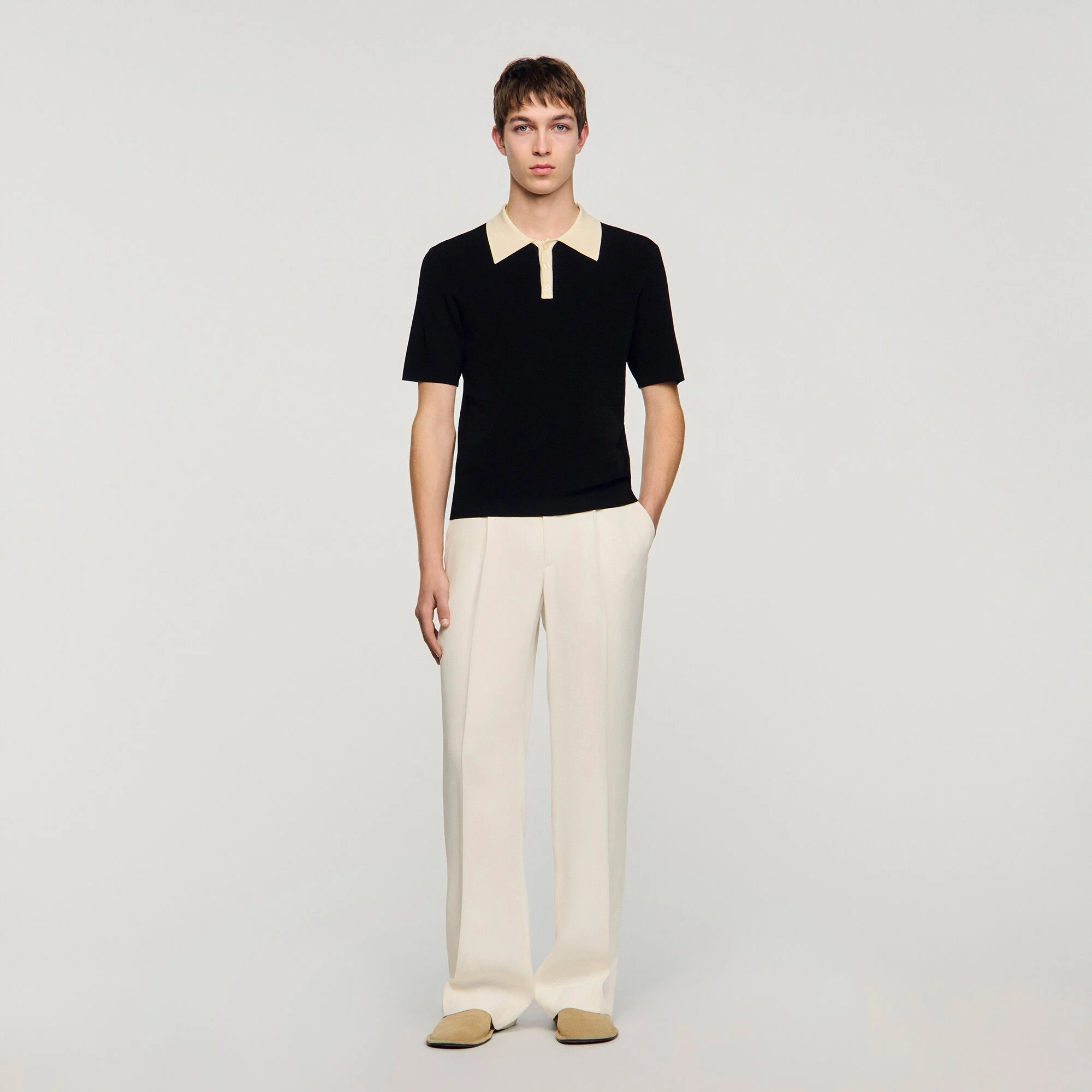 Polo bicolore
