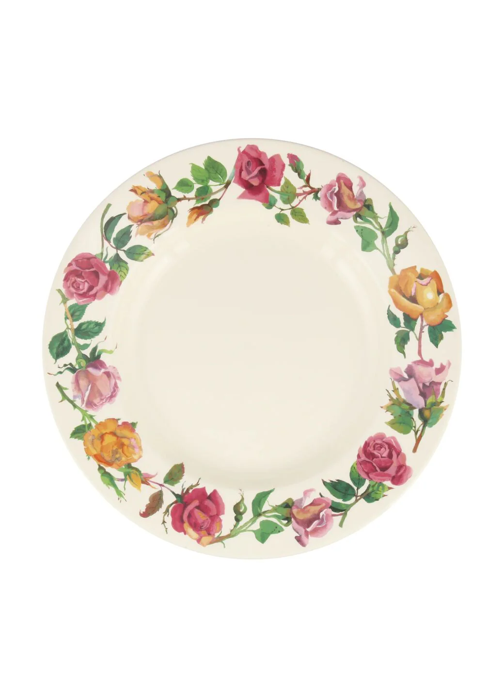 Granny's Roses Large Dinner Plate, 10.5 Inch