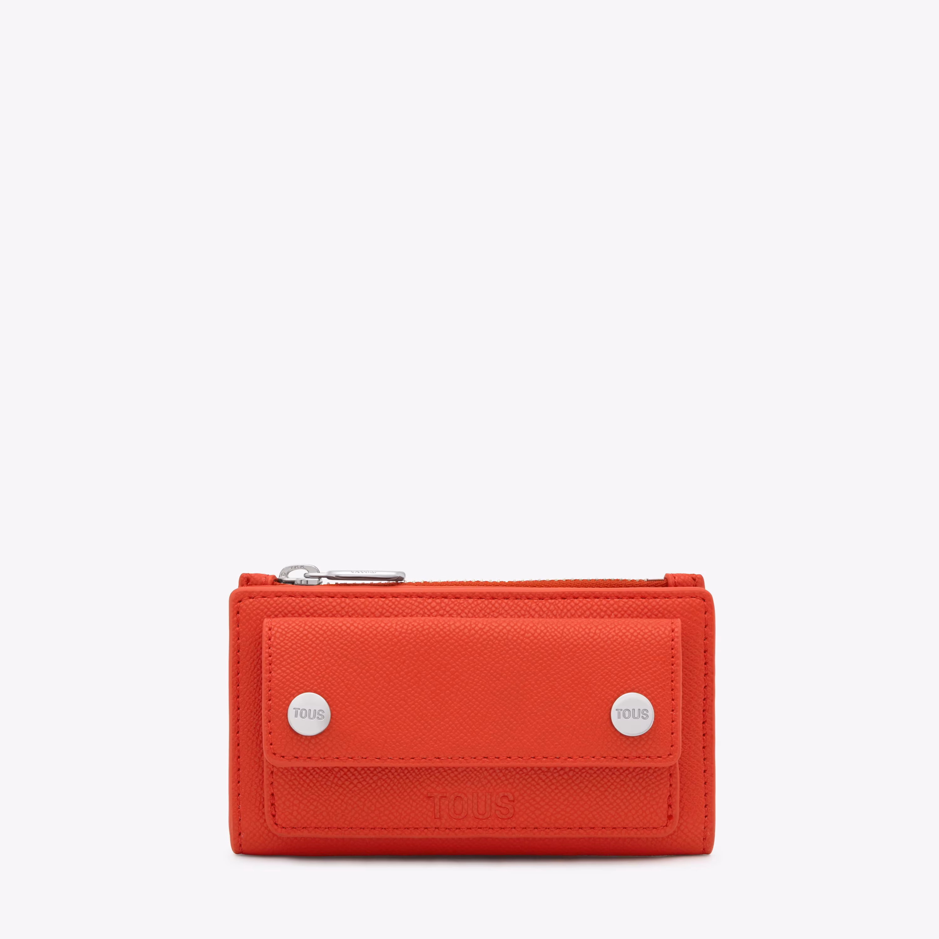 Cartera pequeña roja Audree Pockets