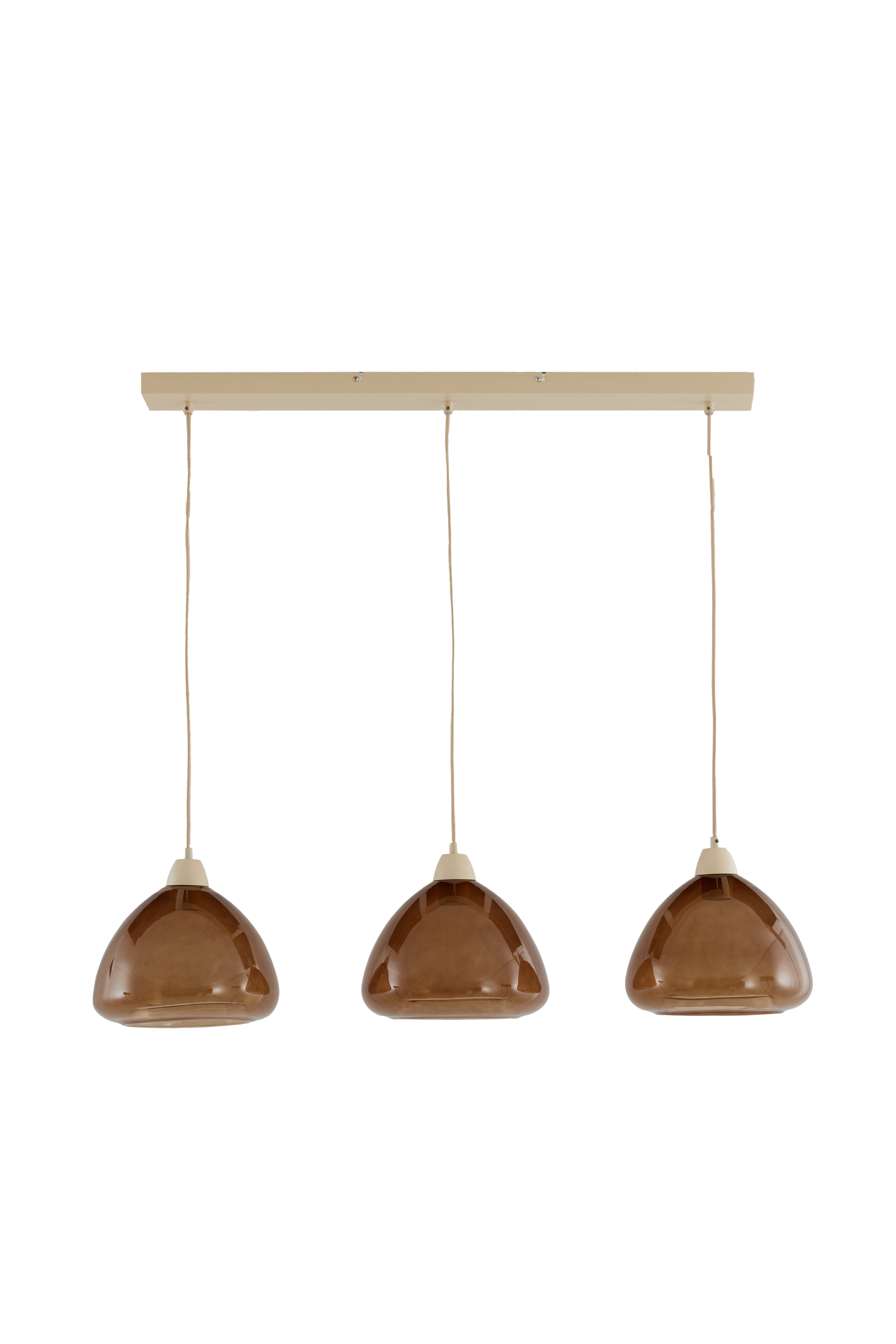 Light & Living hanglamp BISHO - bruin - 94x26x19cm