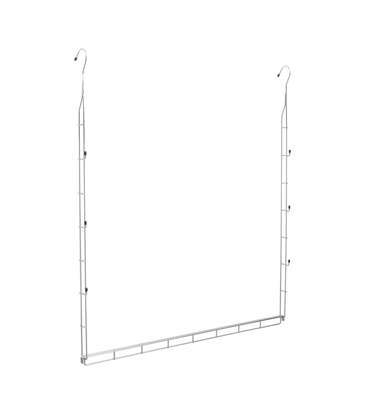 Organize It All 30 x 33 Silver 2 Tier Adjustable Closet Rod