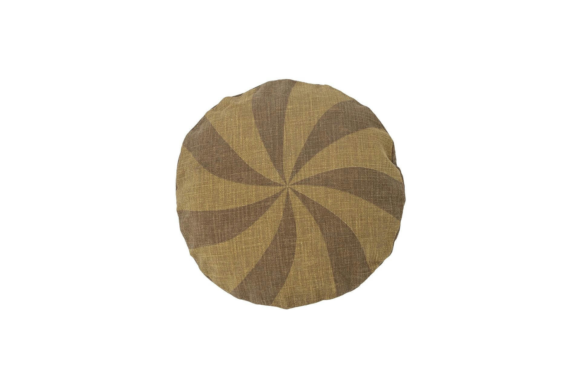 ALLOA - Coussin en coton jaune D45 cm