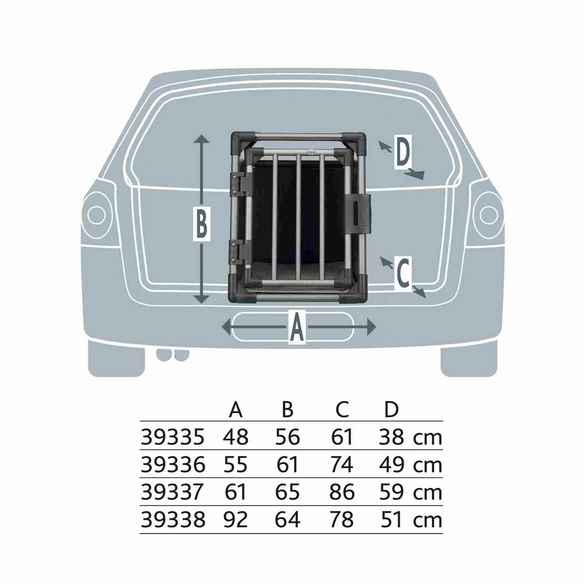 Transportbox, L-XL, 92x64x78 cm, graphit
