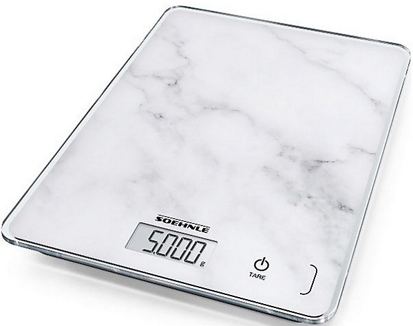 Balance de cuisine électronique 5kg-1g blanc Soehnle 0861516 page compact 300