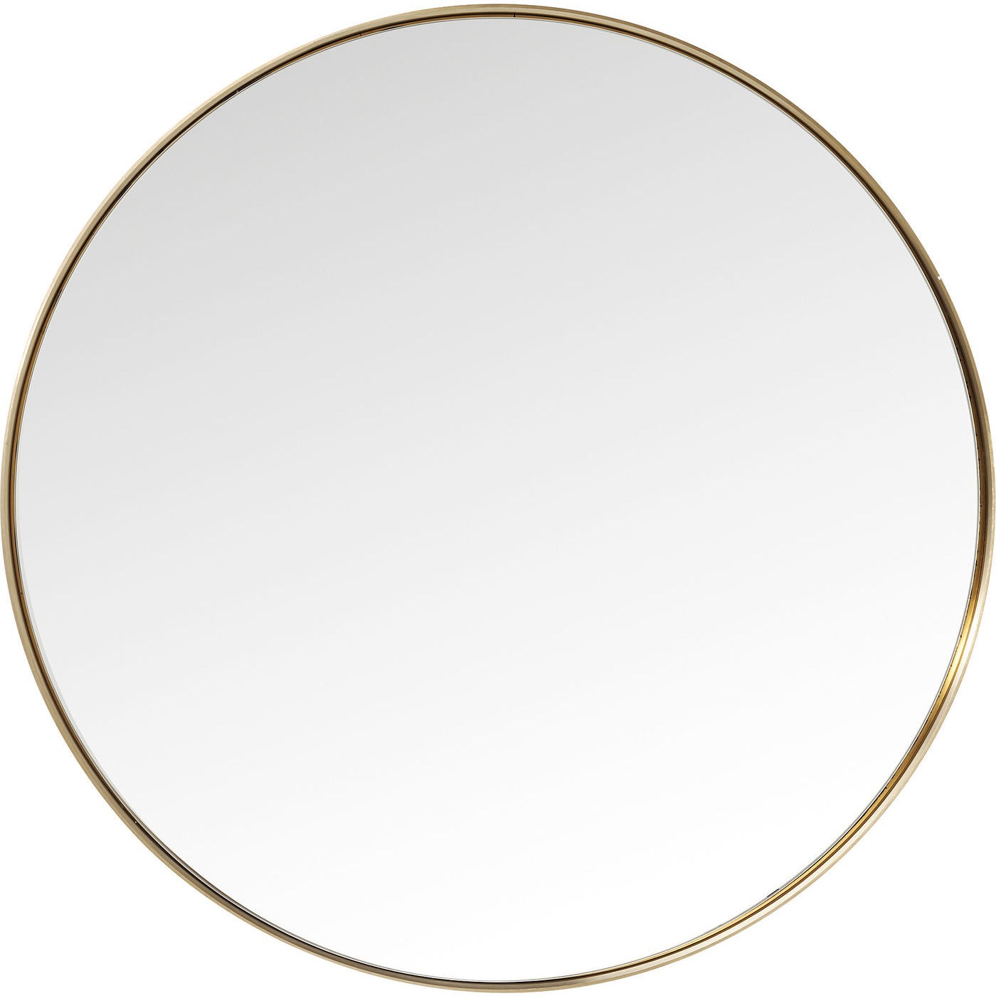 Kare Design Spiegel Curve ronde Ø100cm messing
