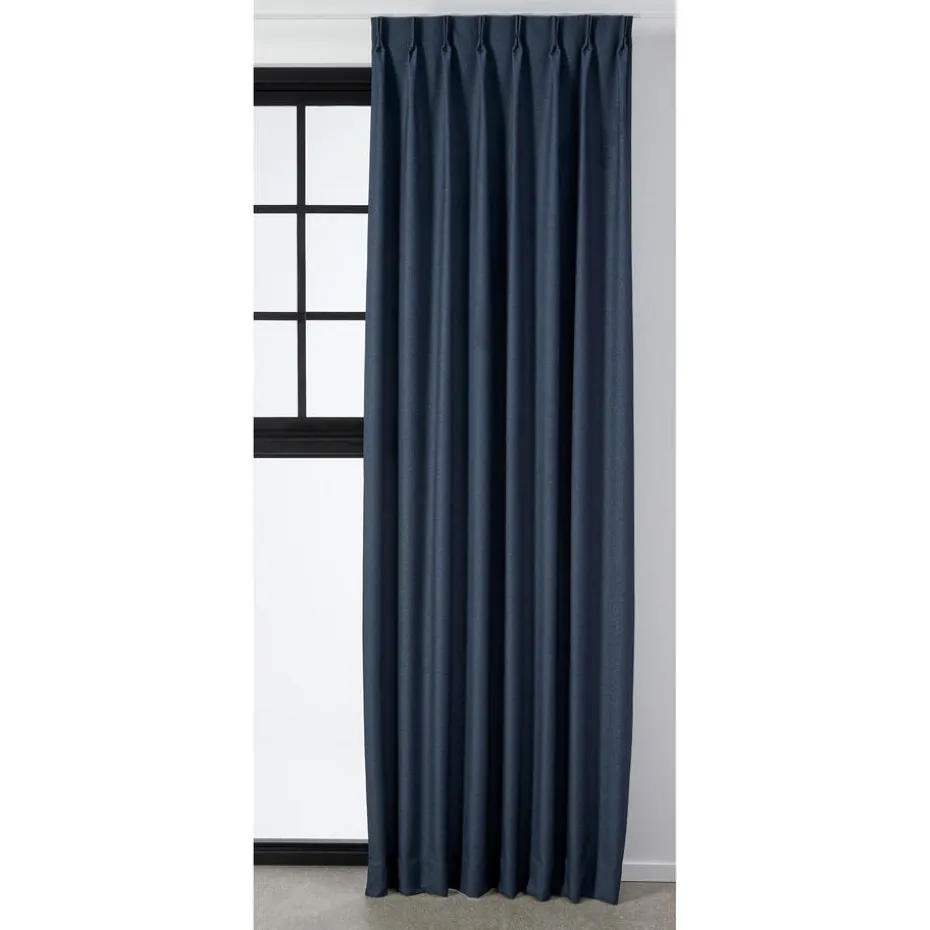 Kwantum Vouwgordijnen | Gordijnen | Gordijn Dylan  Blauw