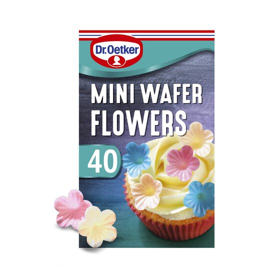 Dr. Oetker Wafer Mini Flowers 40 Pack
