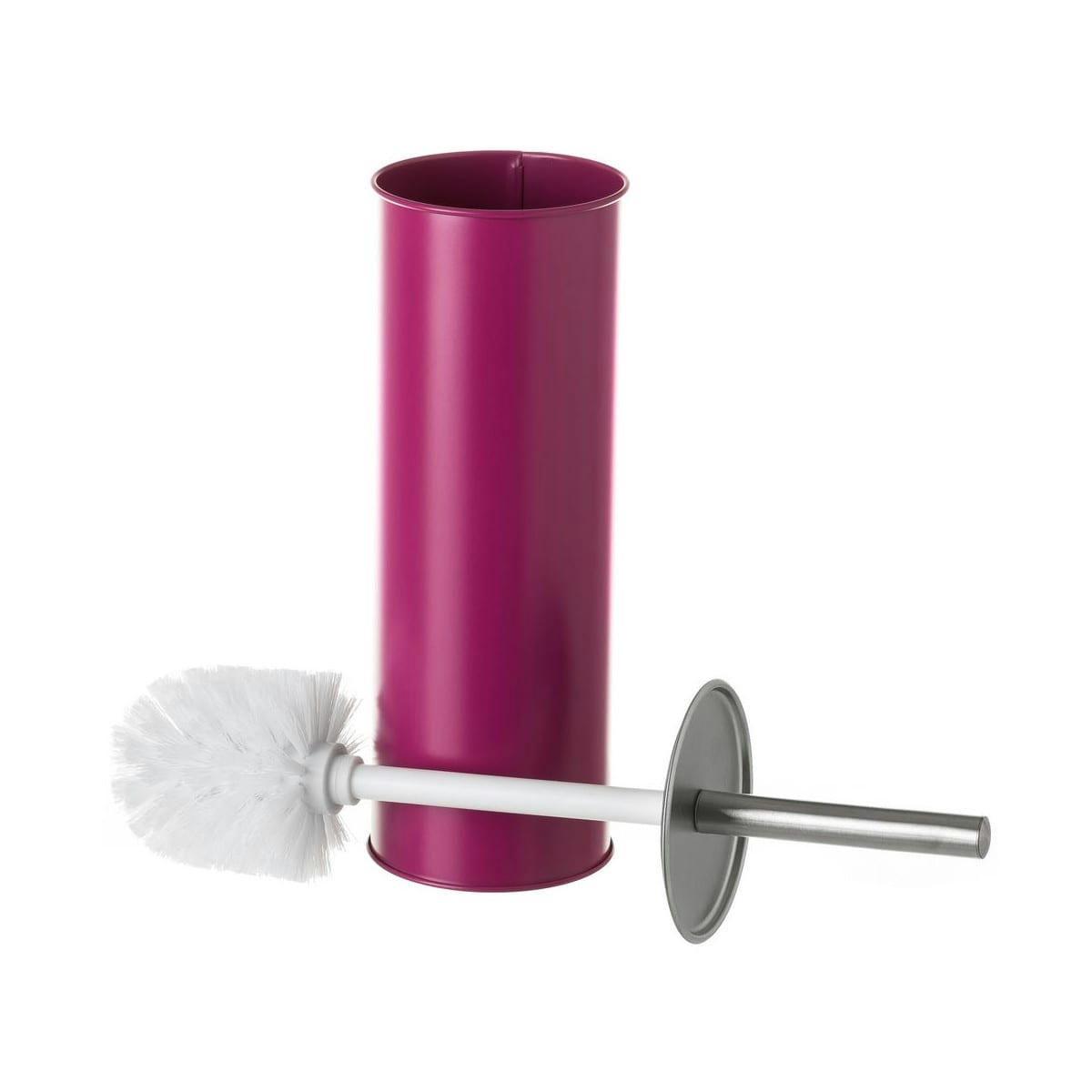 - Balai brosse WC métal rouge bordeaux