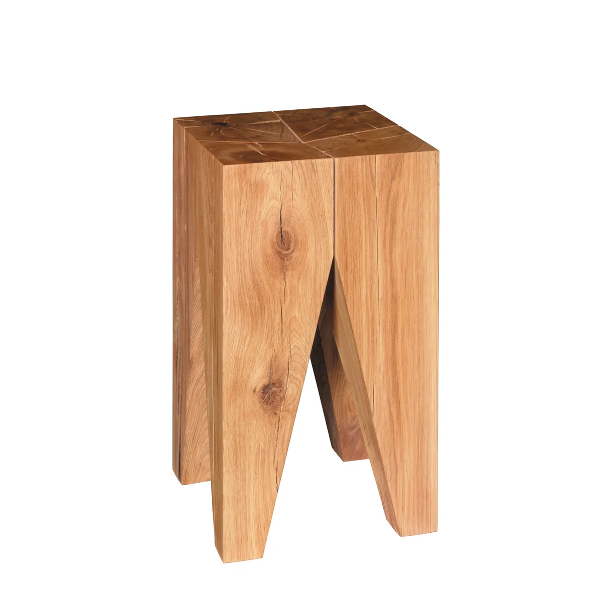 e15 - ST04 Backenzahn Hocker, Eiche geölt