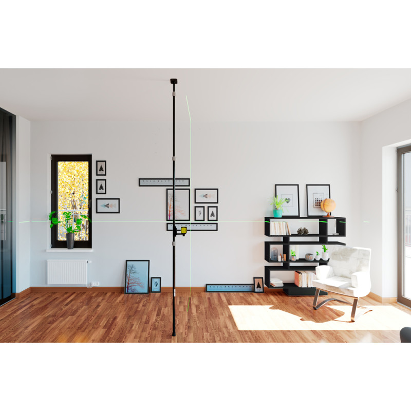 Perche télescopique pour niveau laser 124 - 320 cm RYOBI