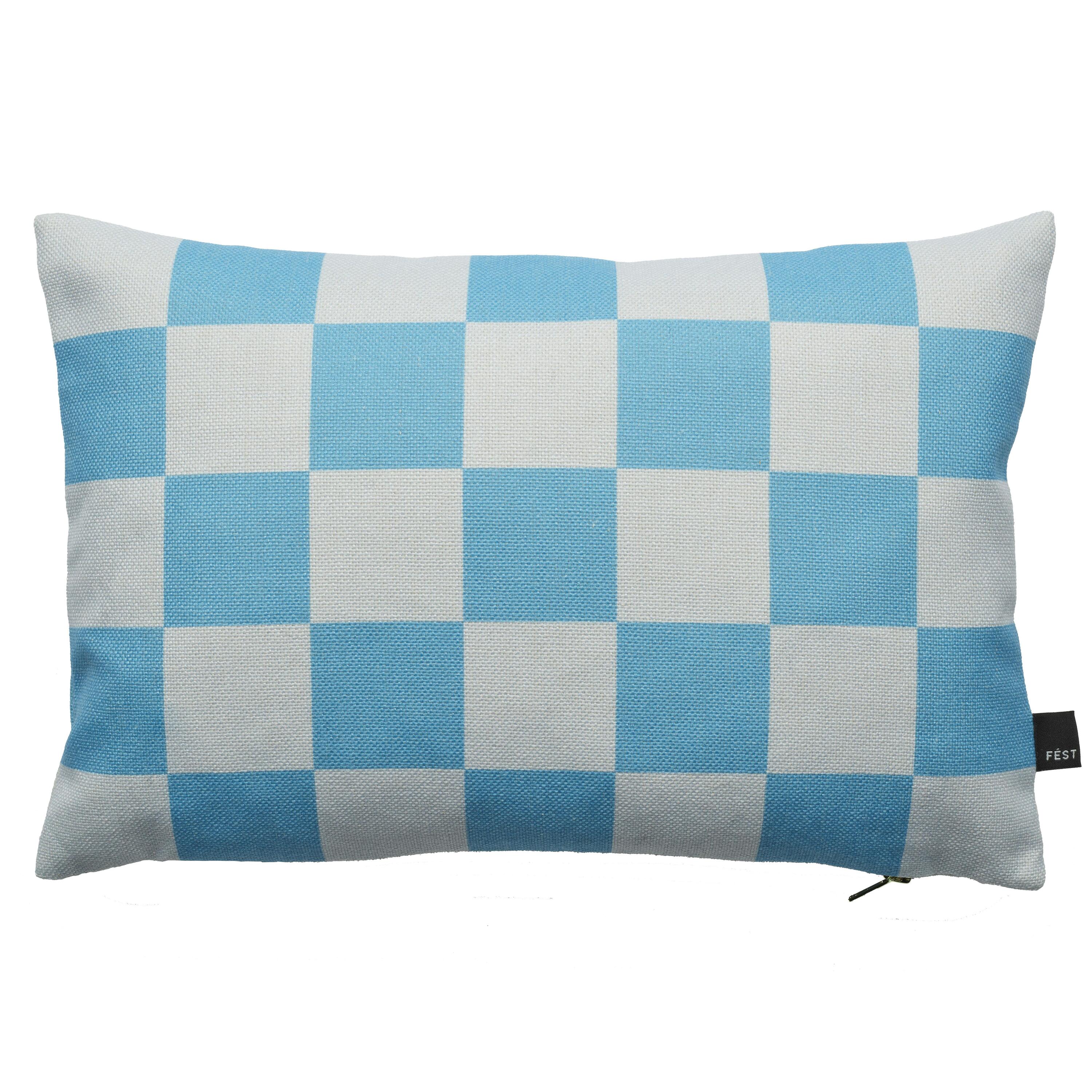 FÉST Checks kussen 30x45 Blue