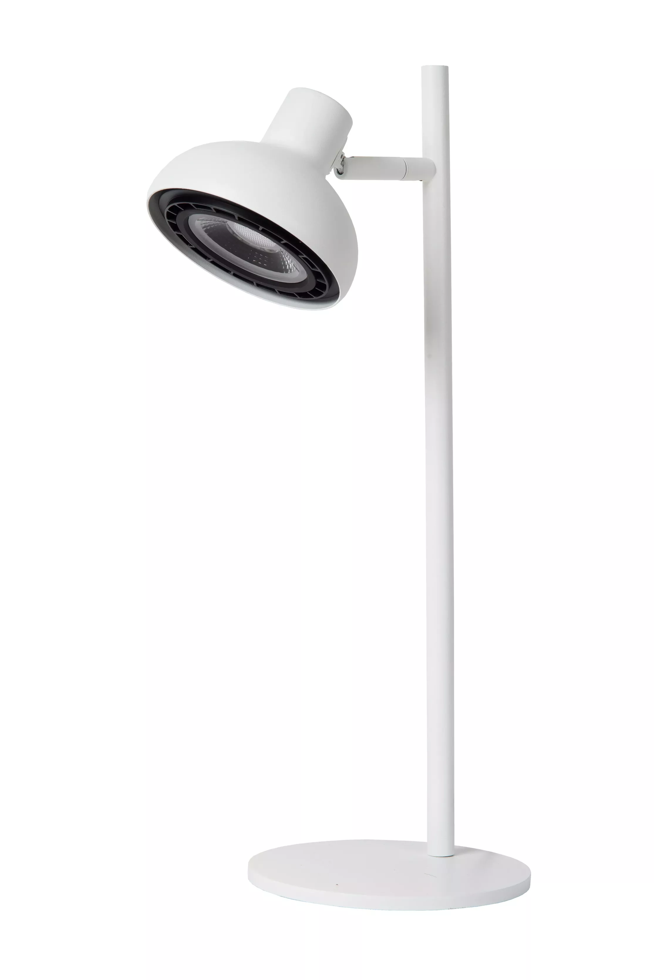 Lampka biurkowabiała Sensas 1xES111x12W wys:46,7cm Lucide