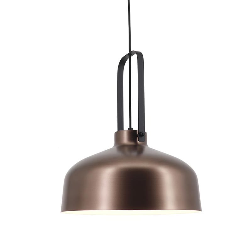 Artdelight hanglamp Mendoza - 1 lichts - 37.5 x 160  cm - bruin