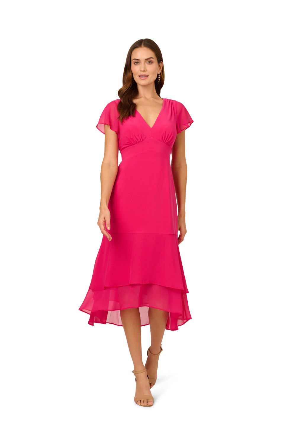 Adrianna Papell Combo Short Dress