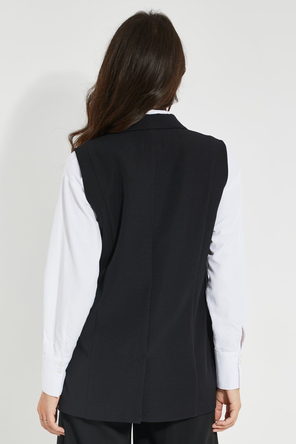 Threadbare Hollywood' Double Breasted Sleeveless Blazer