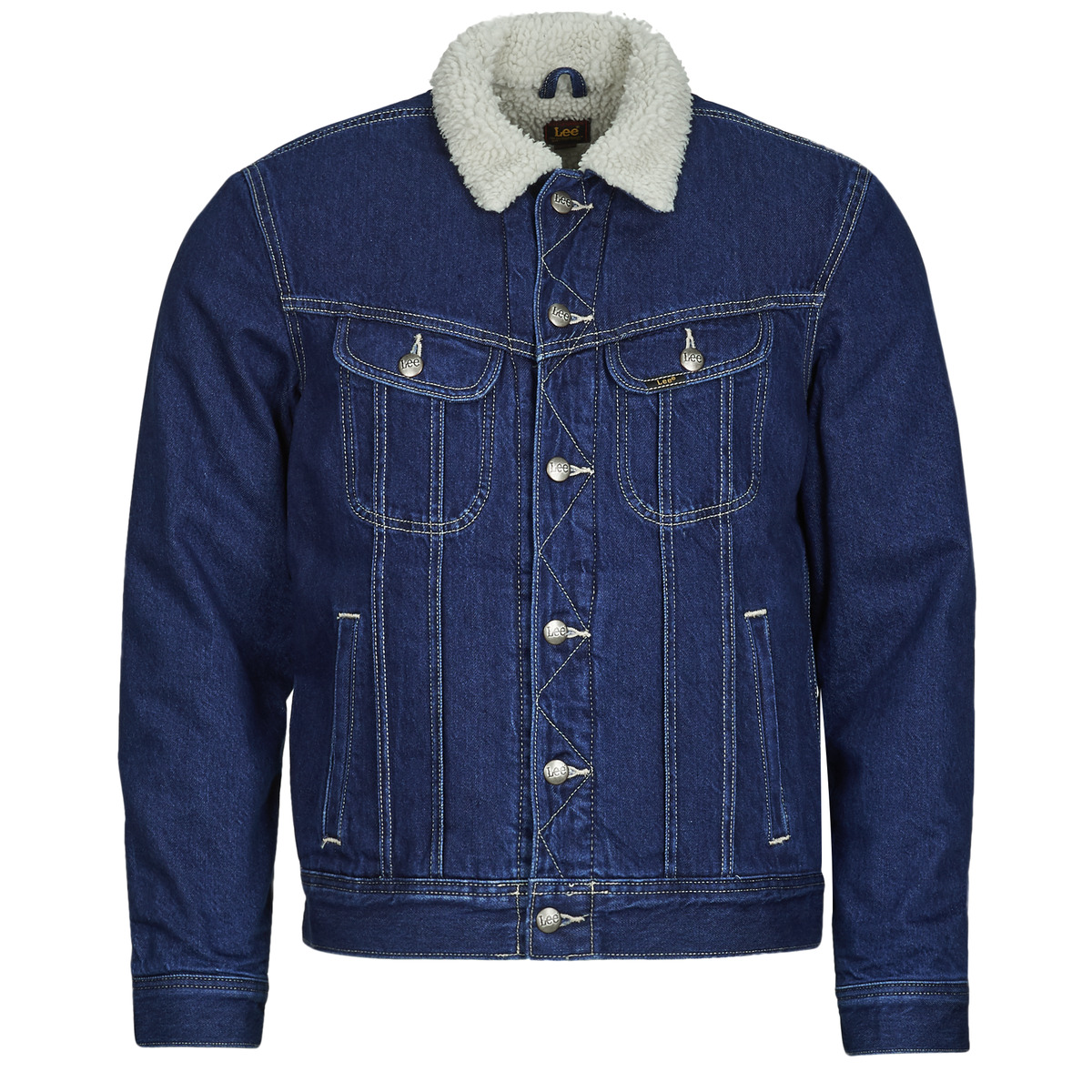 Lee - SHERPA JACKET - Denim