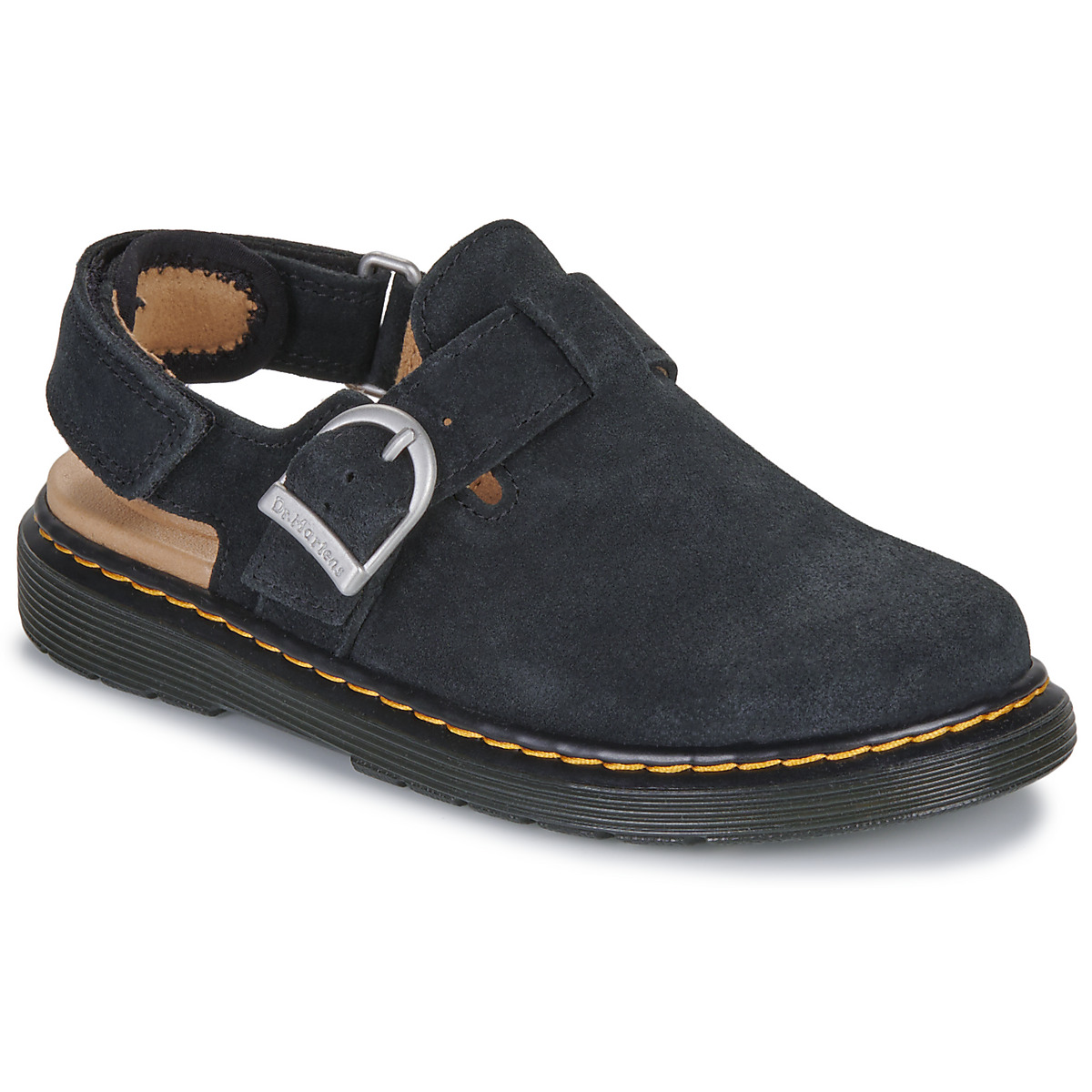 Dr. Martens - Jorgie J Mule Black Bronx Suede - Black