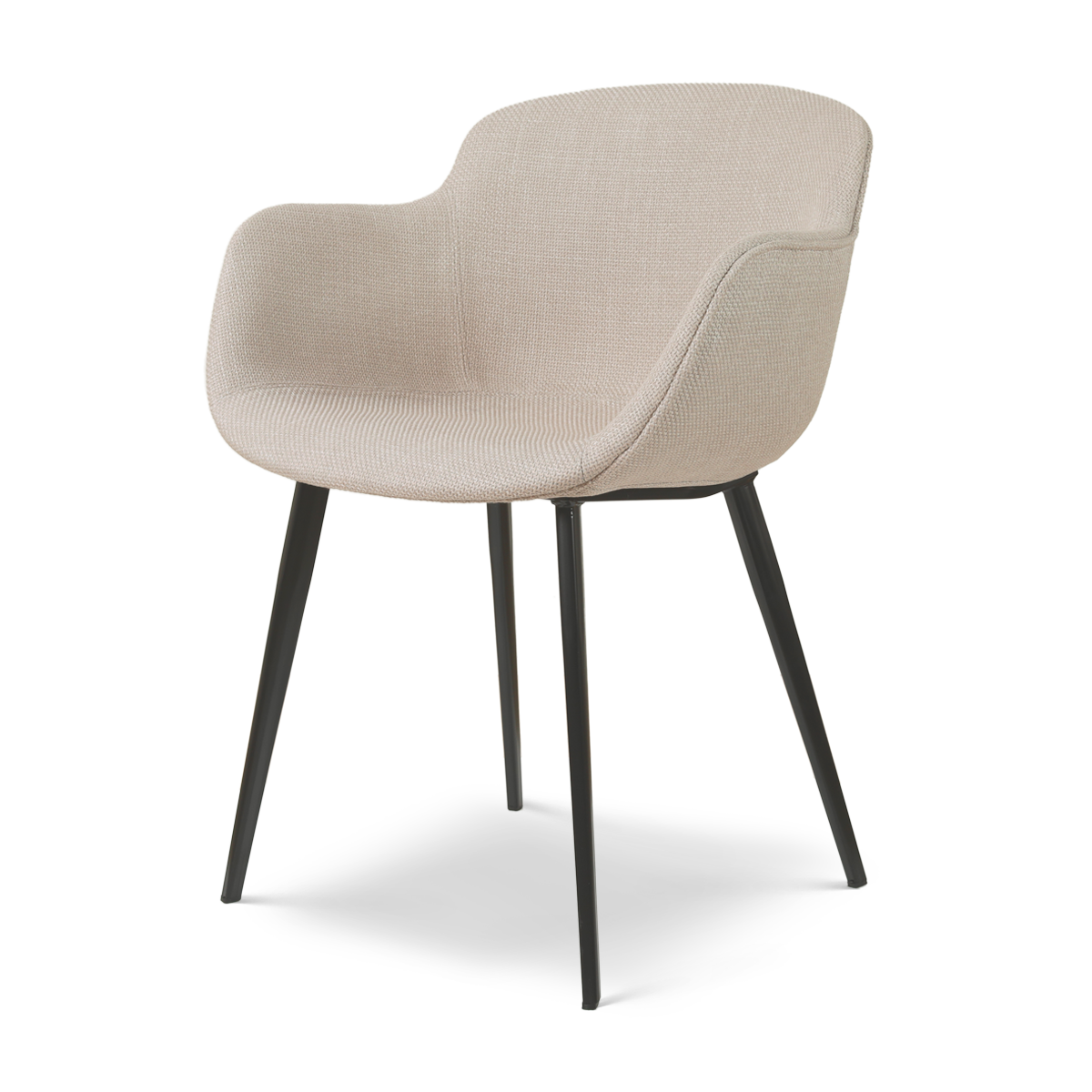 Nolon Elma Eetkamerstoel Beige Met Armleuning