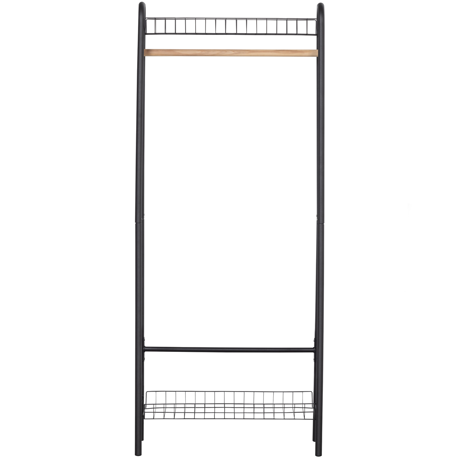 WOOOD kledingrek Jovi - Metaal - Zwart - 167x70x41