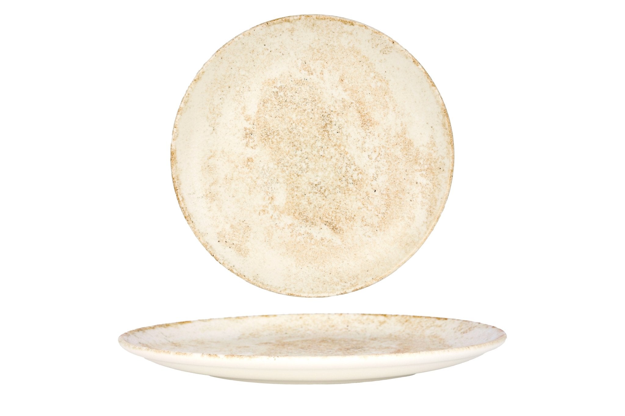 Bonna Dinerbord - Nacrous - Porselein - 27 cm - set van 6