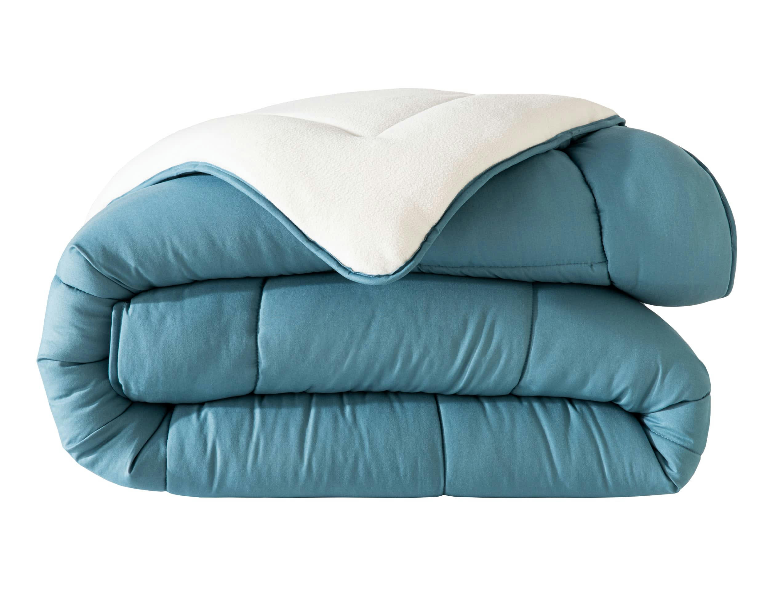 HEBE - Couette 140x200 bleue double face 400 g/m2