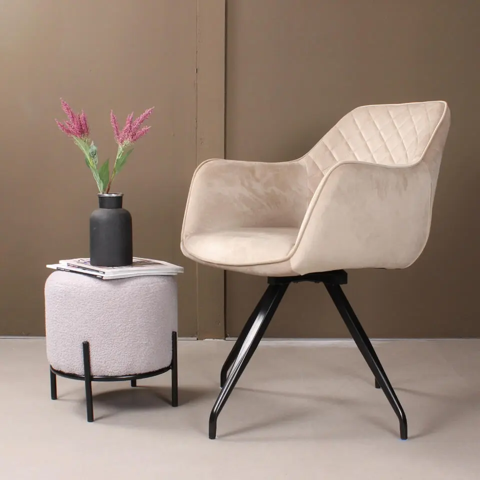 DS4U - Romy 2.0 armstoel velours - champagne