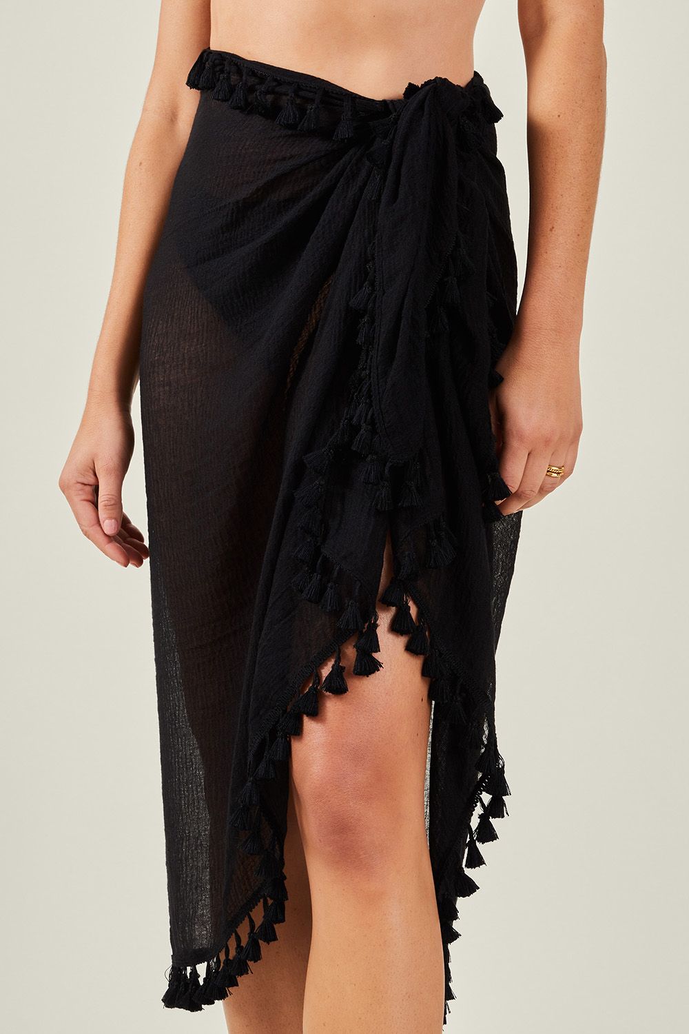 Accessorize Tassel Trim Sarong